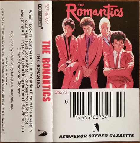 The Romantics The Romantics 1979 Dolby Cassette Discogs