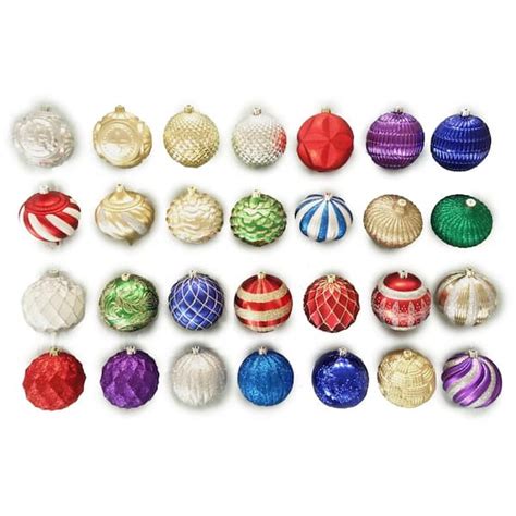 Home Accents Holiday 6 In Assorted Shatter Resistant Ornament C 15842