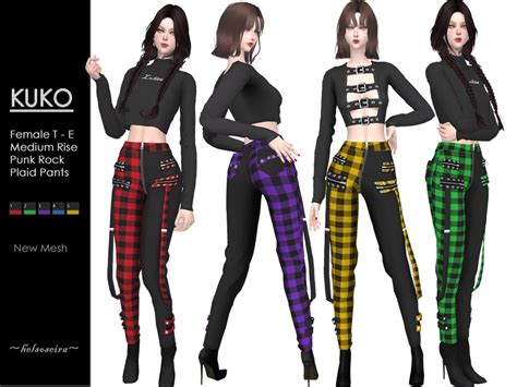Sims 4 Punk Rock Outfits