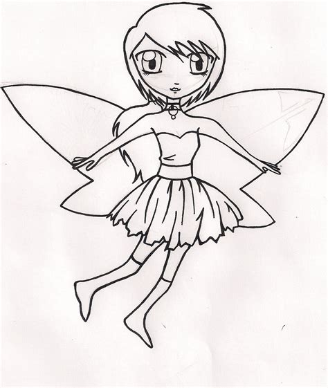 Easy Fairy Drawing At Getdrawings Free Download