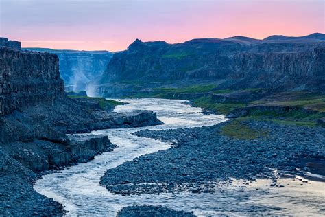 Photographing Dettifoss Waterfall Iceland