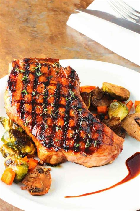 Balsamic Grilled Pork Chops How To Feed A Loon