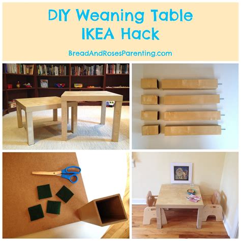 Diy Weaning Table Ikea Hack Bread And Roses Natural Parenting