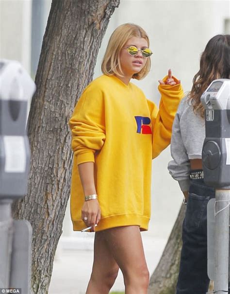 Sofia Richie Has A Cigarette In Beverly Hills Daily Mail Online