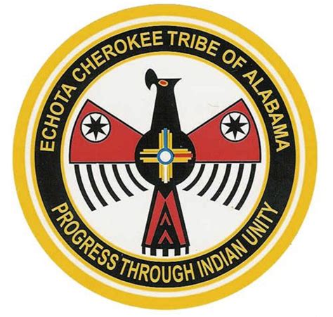The Echota Cherokee Tribe Of Alabama Self Adhesive Decal Native