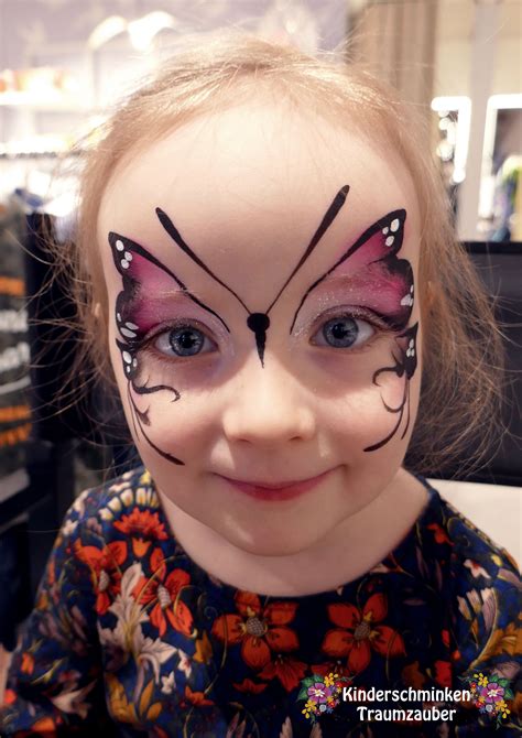 Schmetterlingbutterfly Face Painting Easy Face Painting Butterfly