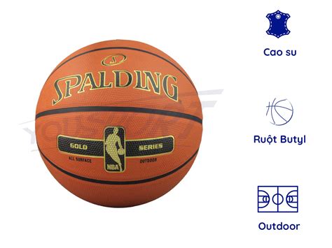 Quả Bóng Rổ Spalding Nba Gold Rubber S7 Yousport