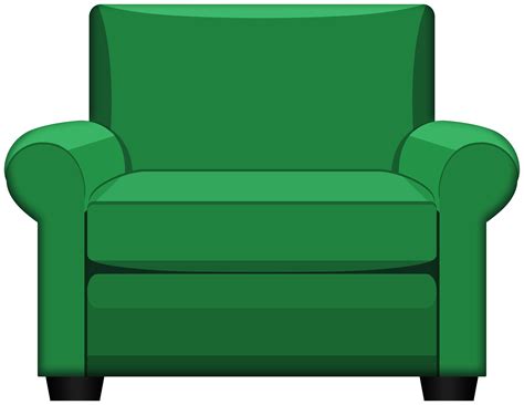 Green Armchair PNG Clipart | Gallery Yopriceville - High ...