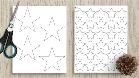 25 Free Printable Star Templates And Extra Large Star Pattern