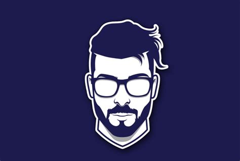 Draw Minimalist Gaming Social Media Profile Picture By