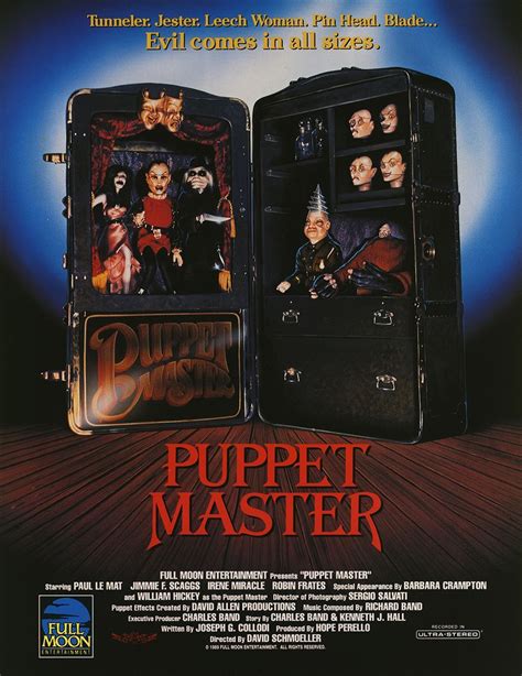 Puppet Master Terror Movies Puppets Horror Movie Art