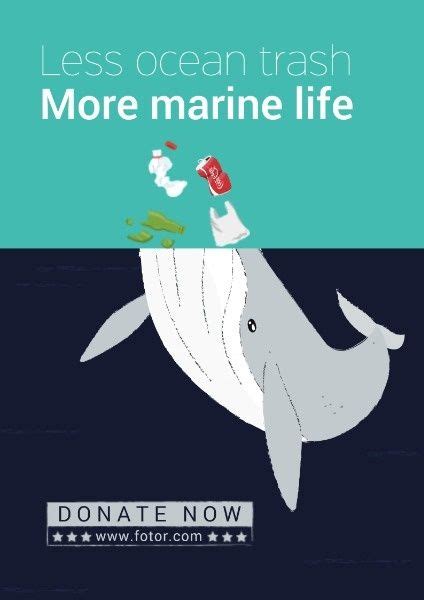 How To Design A Unique Save Marine Life Poster Click For More
