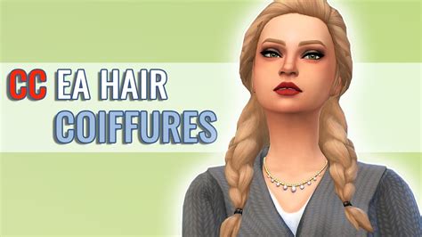 Find sims 4 cc in simsday. COIFFURES TRAVAILLEES ! - CC SIMS 4 #23 - YouTube