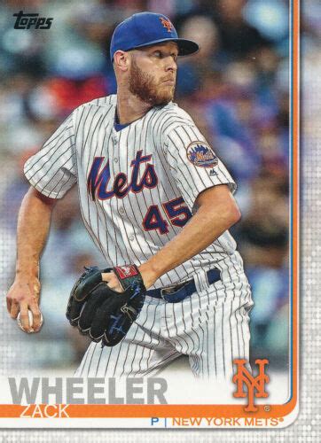 Zack Wheeler Topps Series New York Mets Baseball Card Ebay