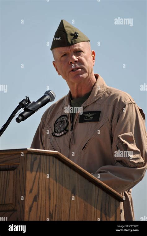 Commandant Of Marine Corps Gen James F Amos Speaks During The Opening