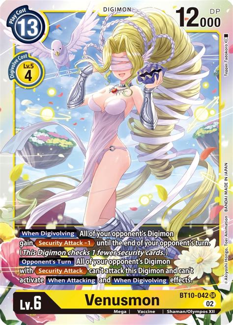 Venusmon Xros Encounter Digimon Card Game