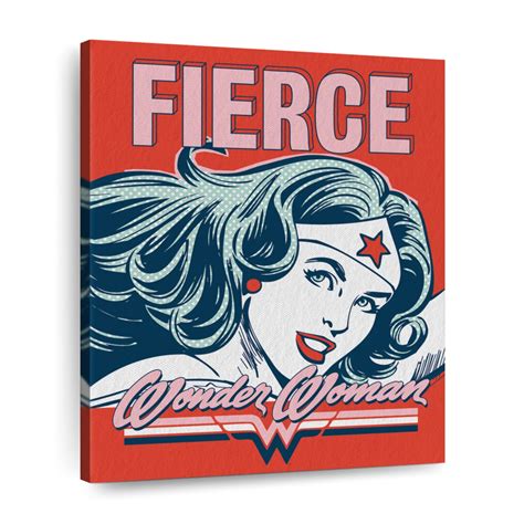 Fierce Wonder Woman Wall Art Digital Art