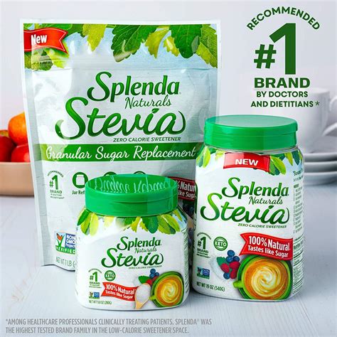 Splenda Naturals Stevia Zero Calorie Sweetener Jar Refill Original