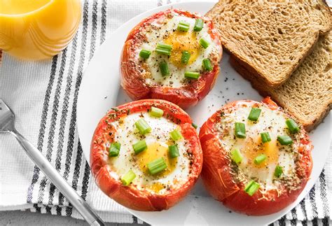 The redder the tomato, the more lycopene it contains. Breakfast Stuffed Tomatoes • iFit Blog