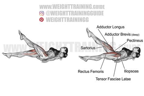 lying scissor kick exercise instructions and video weighttraining guide