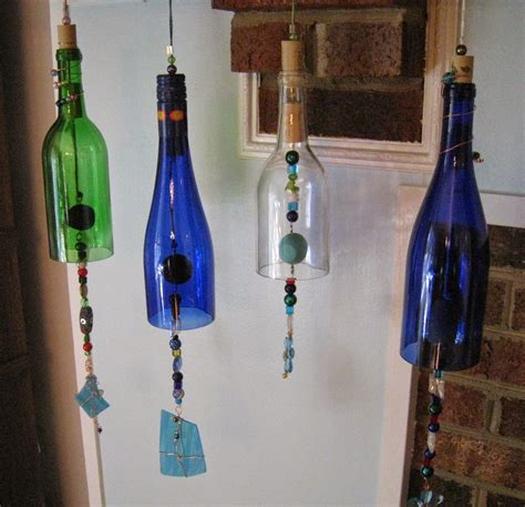 Repurposed For Life Wine Bottle Wind Chimes Wine Bottle Wind Chimes
