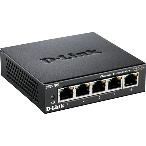 D Link Dgs 105 5 Ports Ethernet Switch Dgs 105b Novatech