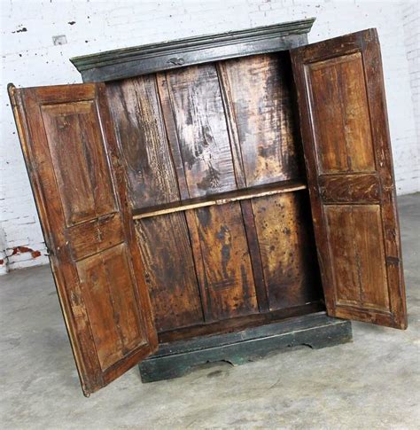 Our kitchen designers can help! Rustic Primitive Cupboard Storage Cabinet with Distressed ...