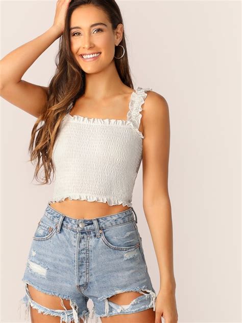 romwe staples crop top outfits fashion top outfits