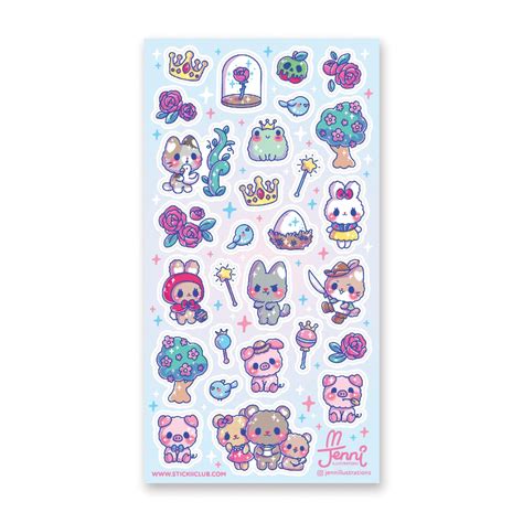 Furry Fairy Tales Sticker Sheet – STICKII