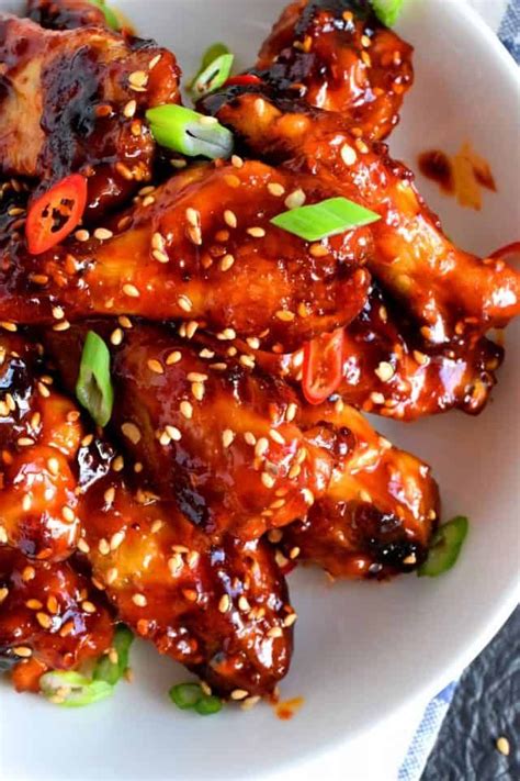 Kalau sudah, angkat dan sajikan chicken wings madu ala korea. Spicy Korean Gochujang Chicken Wings - Lord Byron's ...