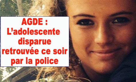 Agde Ladolescente Disparue A été Retrouvée Hérault Tribune