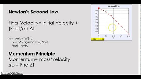 Lab 2 Motion Of Falling Object Youtube