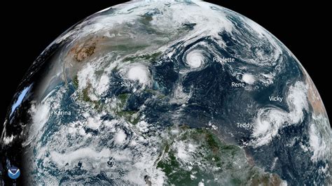 Satellites Track Hurricane Sally Ahead Of Us Landfall And 5 Other Big