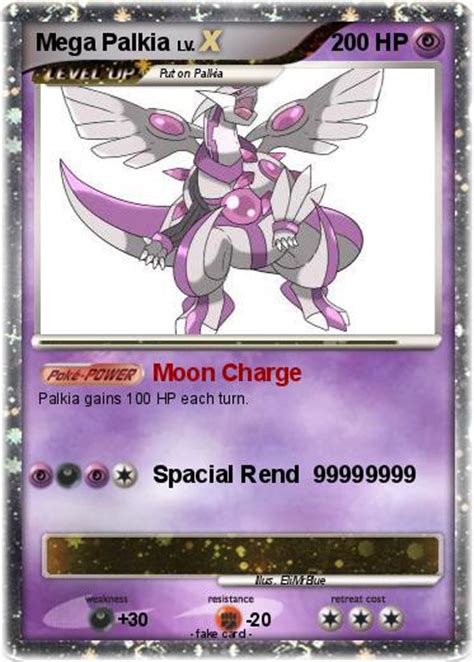 Pokémon Mega Palkia 38 38 Moon Charge My Pokemon Card