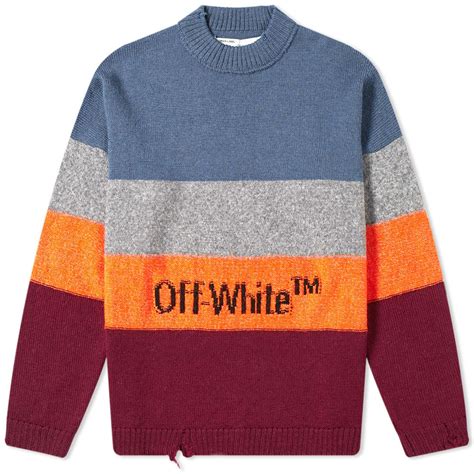 Off White Ow Sweater Orange End