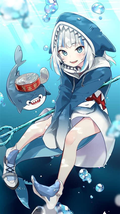 Shark Girl [original] R Animehoodies