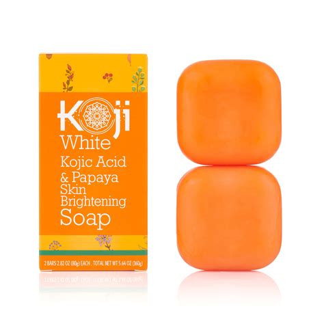 Buy Koji White Kojic And Papaya Skin Brightening Soap Exfoliating Facial