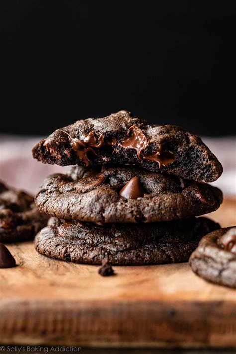 Double Chocolate Chip Cookies Recipe Sallys Baking Addiction