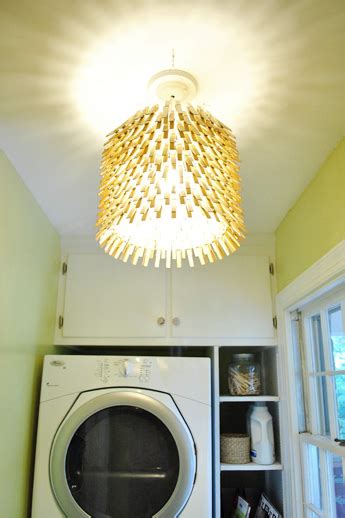 Shine A Light With This Easy Diy Clothespin Chandelier