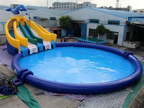 Inflatable pools are an easy and affordable way to cool off in your own backyard for the summer great for kids, adults, or even the whole family, this large inflatable pool is a great summer addition to the it holds up to 221 gallons of water and its two cushioned seats with backrests make for an extra. Large Blue Inflatable Swimming Pool for Sale | Swimming ...