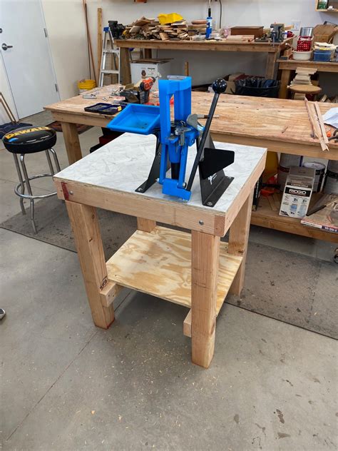 Reloading Bench General Woodworking The Patriot Woodworker