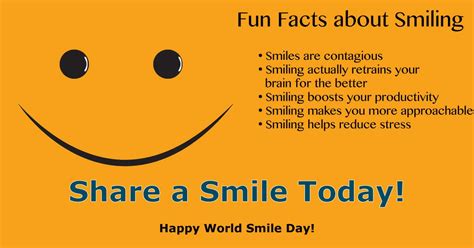 Pin By Tulsa Bbb® On Fun Stuff World Smile Day Fun Facts Make It Yourself