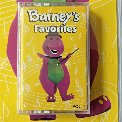 Barneys Favorites Vol 1 Cassette Tape 27 Sing Along Lyrics Purple
