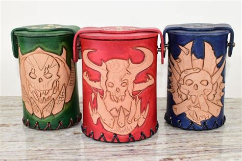 Custom Leather Dice Cups Unique Items Products Dice Cup Custom Leather