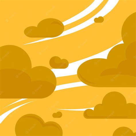 Premium Vector Yellow Sky Background