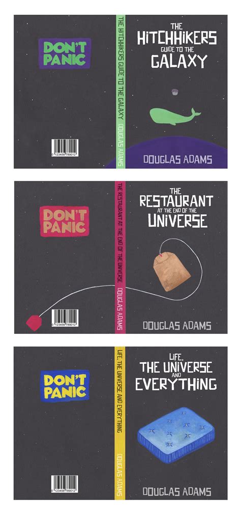 He is an average englishman of about 30 years old. Speculative covers for Douglas Adams' Hitchhikers series ...