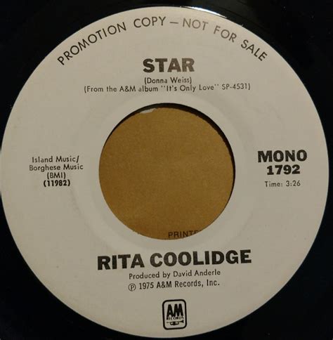 Rita Coolidge Star 1975 Vinyl Discogs