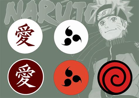Naruto Symbol Button Set By Sk Studios On Deviantart