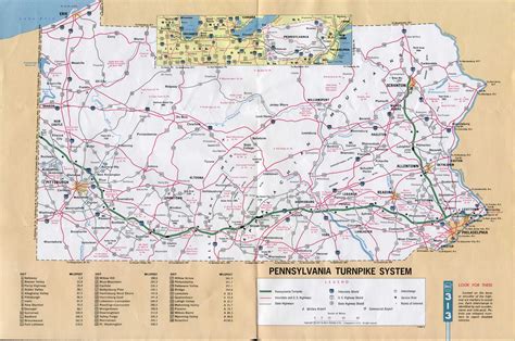 1970s Pennsylvania State Road Maps