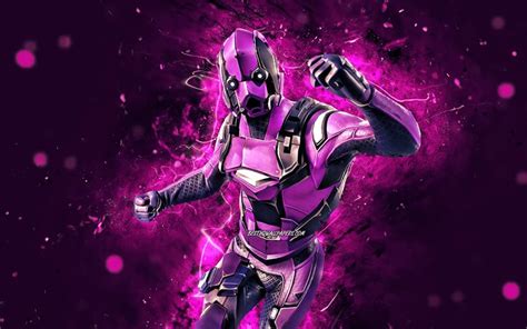 Скачать обои Dark Vertex 4k Purple Neon Lights 2020 Games Fortnite